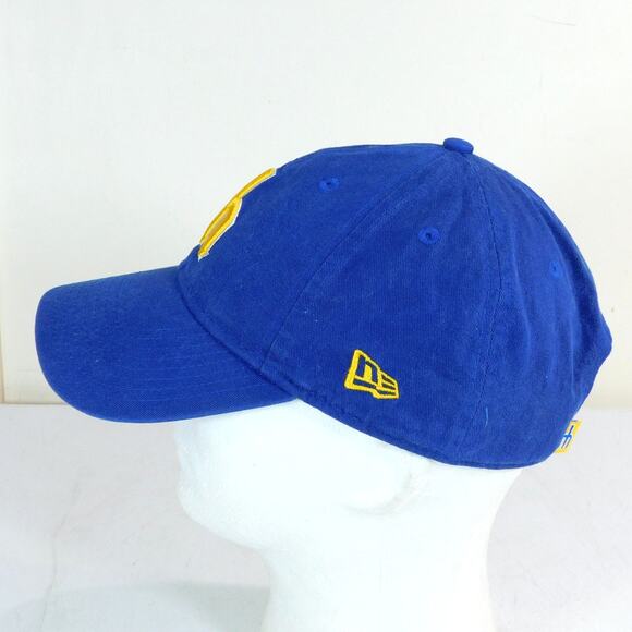 New Era Seattle Mariners Trident Logo Strapback Hat Blue 9Twenty Adjustable MLB - Picture 5 of 7